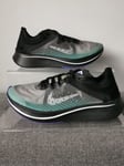 NIKE ZOOM FLY SP FAST SIZE UK 8.5 EUR 43 (AT5242 001) BLACK / WHITE / HYPER JADE