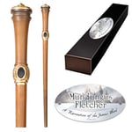 The Noble Collection - Mundungus Fletcher Character Wand - 13in (33cm) Wizarding World Wand With Name Tag - Harry Potter Film Set Movie Props Wands