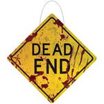 Amscan 244585 Dead End Hanging Sign - 25" x 25" | Multicolor | 1 Pc. Decor