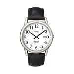 Timex Easy Reader 35 mm pour homme avec bracelet en cuir