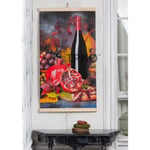 Panneau rayonnant électrique décoratif TRIO, chauffage infrarouge 430W, modèle Winestill life, 100 x 57 cm