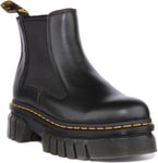 Dr Martens Audrich Unisex Chunky Sole Chelsea Boot In Black Size UK 3 - 12