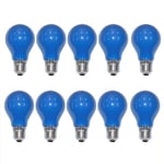 10 x Ampoule 25W E27 Bleu AMPOULE 25 Watt AMPOULES AMPOULES Fête Déco