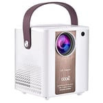 Projecteur Compact Cool Rainbow 3000 lumens Haut-Parleur intégré + HDMI/SD/USB + WiFi Mirror (Blanc)