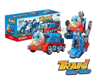 TRANSFORMER ROBOT THOMAS ENGINE BUMP N GO TRAIN FLASHING LIGHTS KIDS GIFT