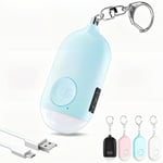 Hion Safe Personal Alarm for Women,Rechargeable 130dB Police Approved Rape Rope