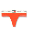 Tommy Jeans Women Thong Heritage Tanga, Red (Hot Heat), XS