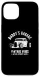 Coque pour iPhone 13 Bobby's Garage Hotrod Car Design pour le nom Bobby