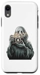 iPhone XR Ghost With Camera Creepy Photography Halloween Funny Case