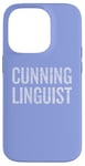 Coque pour iPhone 14 Pro Costume d'Halloween rusé de dernière minute pour linguiste