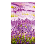 BM212 43 Papier peint intissé 3D Motif lavande naturelle Violet 280 x 159 cm