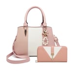 Miss Lulu Designer Handbags for Women and Purse Wallet Set Shoulder Bags Top Handle Bags Crossbody Bags Colour Combination