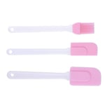 Set med Slickepott och Pensel - 3 Delar pink