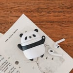 Suloinen pari Panda AirPods -kotelo Apple 1/2 Generation Bluetooth w