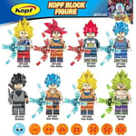 kpl Dragon Ball Anime -sarjan minifiguurit Rakennuspalikat, Son Goku Mini Toimintahahmot Lelusarja Lahjat faneille Lapset[GL]