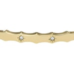 Fossil Bracelet for Women Sadie, Length: 175mm, Width: 4.1mm Gold Stainless Steel Bracelet, JF04379710