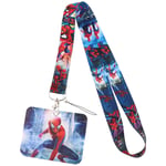 Marvel DC Comics Avengers Lanyard Arbets- och skolidentitetskort Halsband Disney B