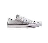 Converse Women's Authentic Glam Chuck Taylor All Star Shoes Silver/White UK 3-8