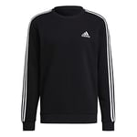 adidas M 3s FL SWT Sweat-Shirt à Capuche Homme, Black/White, XL