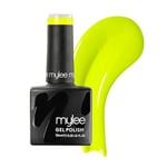 Mylee Gel Nail Polish 10ml [You Had Me at Yellow] UV/LED Soak-Off Nail Art Manicure Pedicure for Professional, Salon & Home Use [Neon Range] - Long Lasting & Easy to Apply