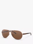 Oakley OO4079 Women's Feedback Polarised Aviator Sunglasses