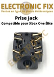 Connecteur Prise Port Jack 3.5 mm Noir Original pour manette Xbox One Elite Noir