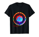 Graphic Novelty Sacred Geometry Circle Design T-Shirt