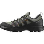 Salomon X Braze Gore-Tex Chaussures Imperméables de Randonnée pour Homme, Caractéristiques essentielles pour la randonnée, Look sportif, Polyvalence, Deep Lichen Green, 44 2/3