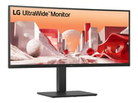 Lg Ultrawide 34Ba75qe-B - Led-Skärm - Böjd - 34" - 3440 X 1440 Wqhd @ 60 Hz - Ips - 300 Cd/M² - Hdr10 - 5 Ms - 2Xhdmi, Displayport, Usb-C - Högtalare