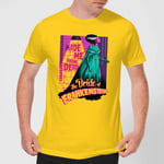 T-Shirt Homme Rétro La Fiancée de Frankenstein - Universal Monsters - Jaune - L