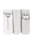 VERTBAUDET Lot de 3 paires de mi-chaussettes fille Harry Potter® GRIS CLAIR CHINE 27/30