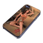 Diabloskinz Skin Autocollant En Vinyle Pour Iphone 4/4s Motif Pin-Up India