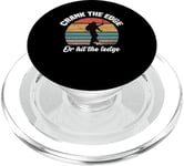 Crank the edge or hit the ledge - Rock Climber PopSockets PopGrip for MagSafe