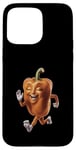 Coque pour iPhone 15 Pro Max Poivron orange réaliste