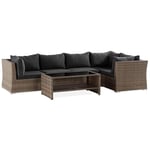 Loungegrupp Comfort Garden Wisconsin Hörnsoffa 5-sits