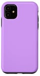 Coque pour iPhone 11 Couleur mauve simple