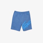 Lacoste Mens Tennis Fleece Shorts in Blue material_cotton - Size X-Large