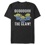 Disney Pixar Unisex Toy Story The Claw Organic Short Sleeve T-Shirt T-Shirt Black L