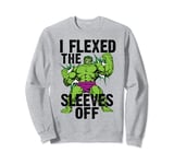 Marvel The Incredible Hulk May Flex The Sleeves Off This Sweatshirt