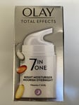 Olay Total Effects 7in1 night Moisturiser Nournish Overnight Vitamin C& B3 37ml