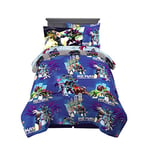 Franco Comforter and Sheet Set with Sham, Microfiber, He- Man and The Masters of The Universe, 5 Piece Twin Size