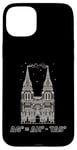 Coque pour iPhone 15 Plus Formule d'énergie libre Cathédrale Physique Mathématiques