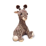 Histoire d'Ours - Peluche Girafe - Peluche Géante - 100 cm - Blanc/Marron - Idée Cadeau - Lisi La Girafe Naturelle - Terre Sauvage-HO3042