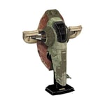 University Games Star Wars: The Mandalorian Boba Fett's Starfighter Model Kit, Grey