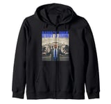 Trump 2024 Take America Back Trump Daddy's Home Blue 2024 Zip Hoodie