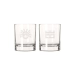 D&D Whiskey Glass Sett Monsters - 2 stk Dungeons & Dragons