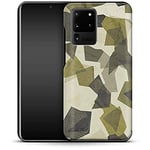 caseable Samsung Galaxy S20 Ultra Mobile Phone Case - Premium Protective Case with Shock-Absorbing Inner Layer & Scratch-Resistant Surface - Colourful Design & All-Round Print - Geometric Camo Green