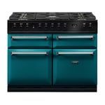 AGA Masterchef Deluxe 110 Dual Fuel Range Cooker - Salcombe Blue