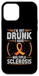 Coque pour iPhone 12 mini Soutien de sensibilisation à la sclérose en plaques « I'm Not Drunk I Have MS MS »