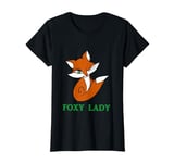 Womens Foxy Lady - Digital Art T-Shirt
